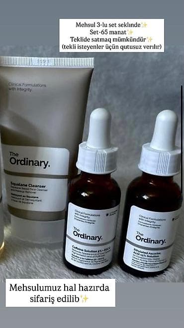 vilur dest: Kosmetik dəst, The Ordinary, 3 məhsul — 1