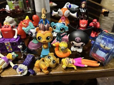 qız üçün oyuncaqlar: Mcdonald qiymet 3 - 5 azn arasi. minimum zakaz 15 azn Barter — 6