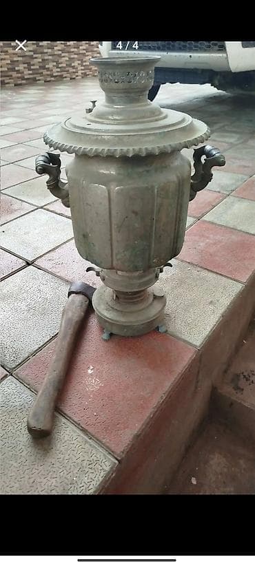 kolleksiya aliram: Antik samovar – mis kohnə iran 10 litrə - Material: bürünc/metal — 3
