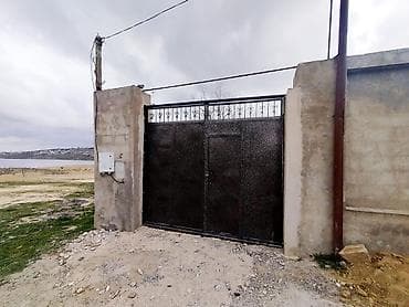 İşlənmiş Dəmir Həyət darvazası, Yana açılan, Mexaniki, Qapı ilə, rəng - Qara