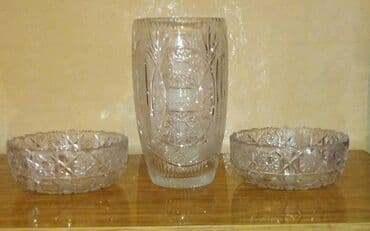 xrustal qab: Vaza dəsti, Xrustal — 1