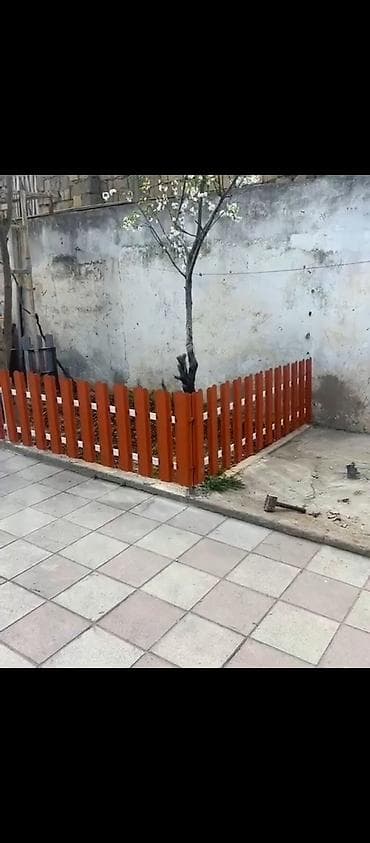 həyət gülü: Taxta Həyət darvazası, Mexaniki, rəng - Narıncı, Kredit yoxdur — 1