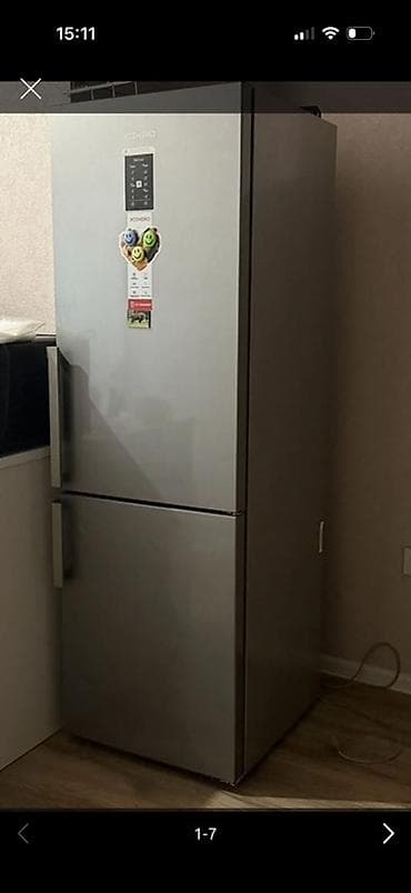 iphona 8: 2 qapılı Yoshiro Soyuducu Satılır, rəng - Gümüşü — 1