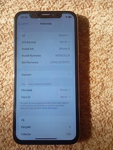 iphon 15 pro: IPhone X, 64 GB, Ağ — 4