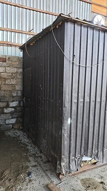 Metal karkaslı, profnastil (şifer tipli) lövhələrlə yığılmış köçürülə