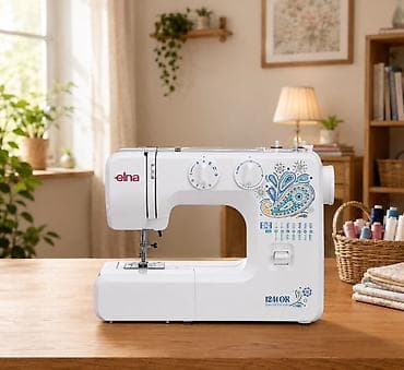 Tikiş maşını Elna, İşlənmiş,Elektromexaniki, 1 saplı, Ünvandan götürmə, Ödənişli çatdırılma, Rayonlara çatdırılma — 1