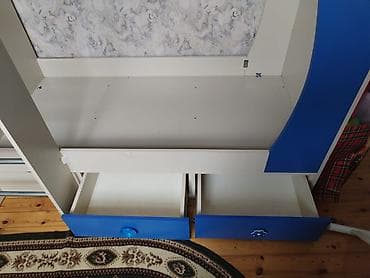 Oğlan və qız üçün, Çarpayı, Matrassız, Siyirməli, Laminat — 1