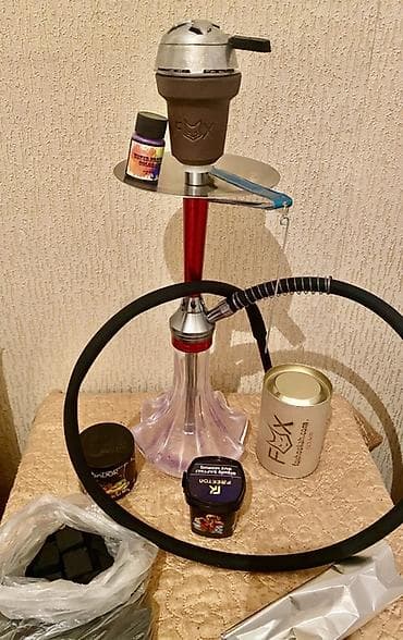 Kalyȧn dəsti – tam komplekt - Şüşə kolba: dalğalı dizayn