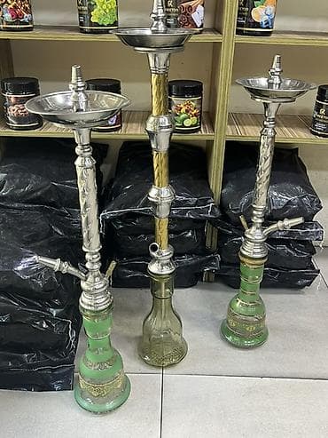 Nərgilər – klassik dizayn, metal gövdə və şüşə qədəhlə ( Yepyeni )✅ - — 1