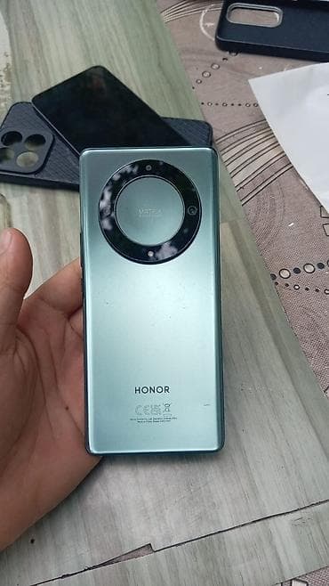 Honor X9a, rəng - Yaşıl, Barmaq izi