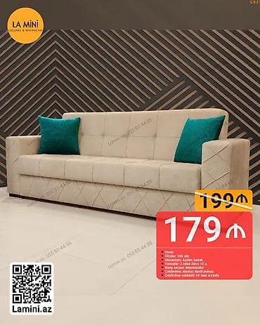 koja divanlar: Divan, Açılan, Bazalı, Parça, Şəhərdaxili pulsuz çatdırılma — 1