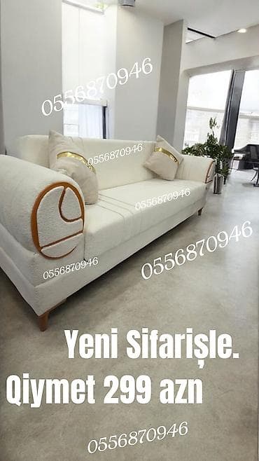 Sifarişlə restoran mebeli: Divan, Qonaq otağı üçün, Parça, Bazalı, Açılan, Kitab — 2