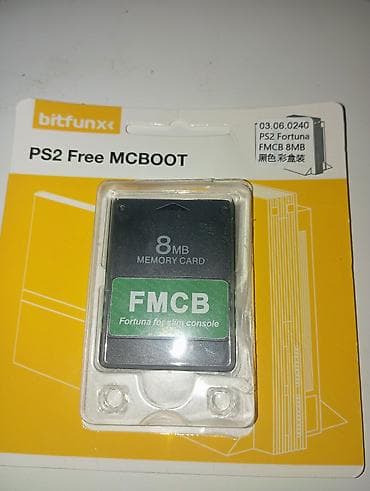 gence redmi: Bitfunx PS2 Free McBoot (FMCB) 8MB yaddaş kartı - PlayStation 2 üçün — 1