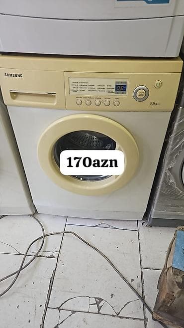 paltaryuyan satilir: Samsung paltaryuyan maşın - Ön yükləməli model - Yük həcmi: 5.2 kq — 1