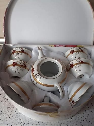 Çay dəsti, Farfor, 6 nəfərlik — 1