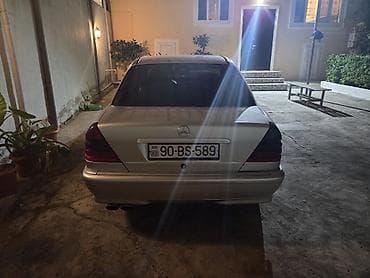 mini cooper kreditle: Mercedes-Benz C-Klasa (W202) sedan - Kuzov: sedan, gümüşü rəng - — 3