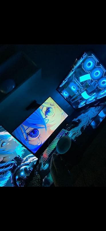 barter komputer: Hər bir detalına qədər diqqətlə yığılan o setup! 2 monitor- hər — 2