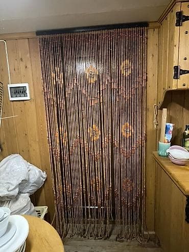 Taxta boncuklardan ibarət dekorativ qapı/perde 100/200 - Material lalafo.az -da Taxta boncuklardan ibarət dekorativ qapı/perde 100/200 - Material