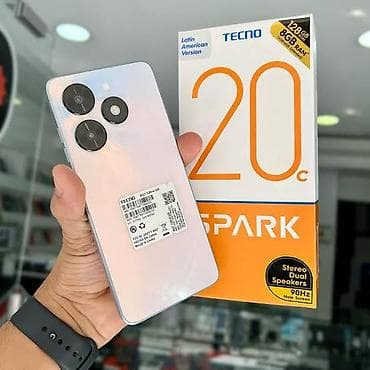 Tecno Spark 20C, 128 GB, Barmaq izi