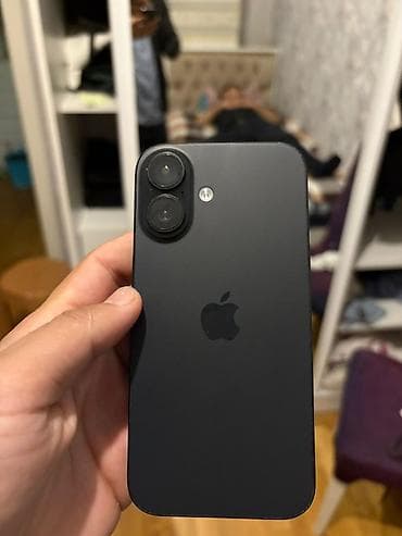IPhone 16, 128 GB, Qara, Face ID lalafo.az -da IPhone 16, 128 GB, Qara, Face ID