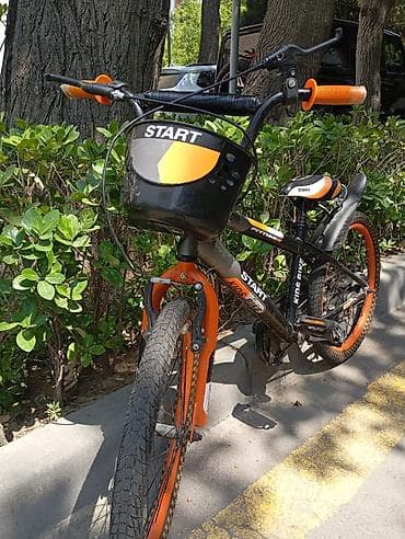 Uşaq velosipedi – START Kids Bike - Rəng: qara-narıncı - Çərçivə — 4