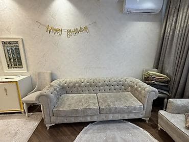 Divan və 2 kreslo dəsti satılır Təmiz və səliqəli vəziyyətdədir, az — 3