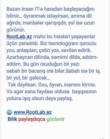 Kompüter kursu: Programlaşdırma, Onlayn