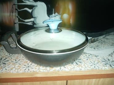 Mətbəx aksesuarları: Tava, rəng - Boz, Keramika, 24 sm — 1