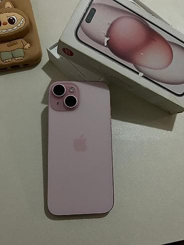 wp iphone: IPhone 15, 128 GB, Çəhrayı — 1