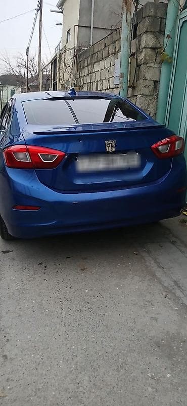 Мототранспорт: Chevrolet Cruze: 1.4 л | 2016 г. 338 км Седан — 2