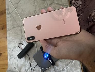 iphone 15 ikinci el: IPhone Xs Max, 64 GB, Qızılı, Face ID — 1