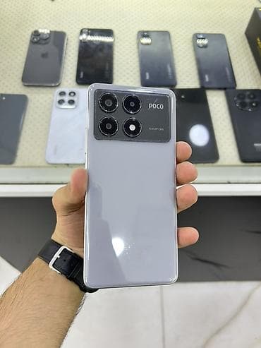 poko c75: Poco X6 Pro 5G, 512 GB, rəng - Gümüşü, Sensor — 1