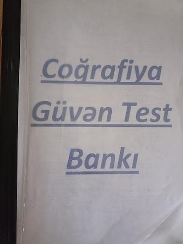 Книги и журналы: Məhsul: “Coğrafiya – Güvən Test Bankı” Təsvir: - Coğrafiya fənni üzrə — 1