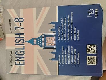Məhsul: “English 7–8” hazırlıq kitabı Müəlliflər: Hüseynova Dünya — 1