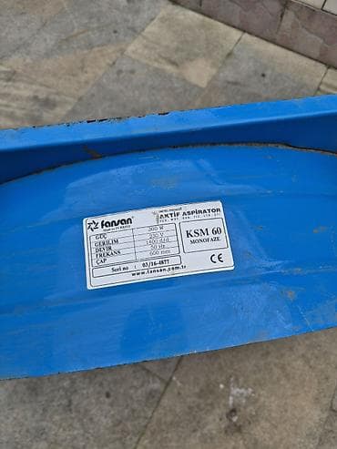Пылесосы: FANSAN KSM 60 monofaze sənaye tipli aspirator/ox ventilyatoru — 2