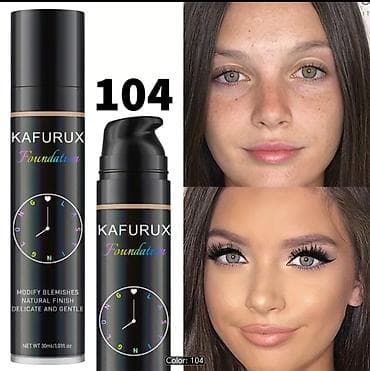 collagen 3 in 1: KAFURUX Foundation – rəng 104 - Təbii bitiş: dəridə ağır hiss — 1
