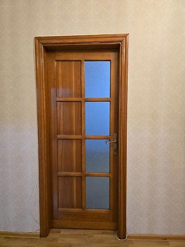 qapi avropa: Şüşəli taxta otaq qapıları - Material: təbii ağac (isti — 4