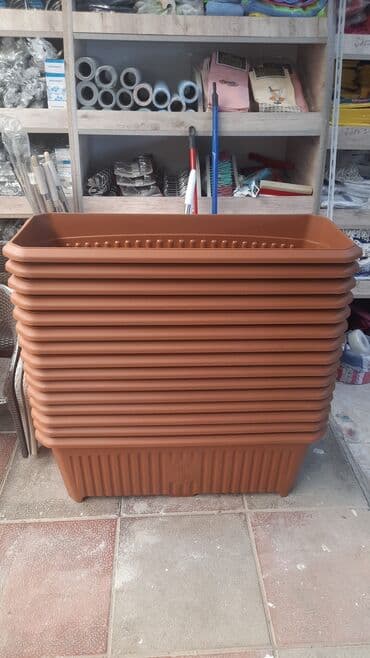 цветы в горшках: Dibcek qabi duzbucaqli kvadrat ayaqli gul qabi duzbucaqli kvadrat — 9