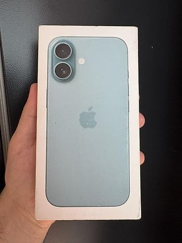 ikinci el iphone 14 pro max: IPhone 16, 256 GB, Mavi, Face ID — 3
