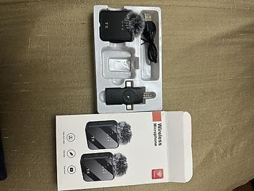 tar ucun mikrafon: Məhsul: Wireless Microphone dəsti Təsvir: - Kompakt simsiz mikrofon — 1