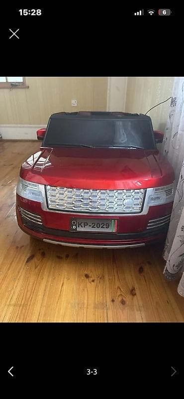 Uşaq üçün elektrikli miniatür avtomobil - Korpus: metalik qırmızı — 3