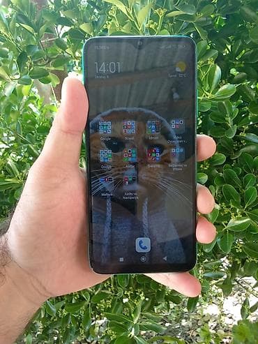 goy su: Redmi 9T, 64 GB, rəng - Göy, Barmaq izi, Face ID — 3