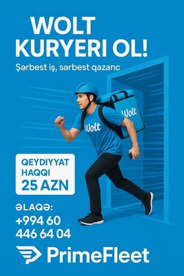 xırdalan mühafizə iş elanları: Sürücü-kuryer tələb olunur, Nəqliyyat təmin edilir, Ayda 2 dəfə ödəniş, Təcrübəsiz — 1