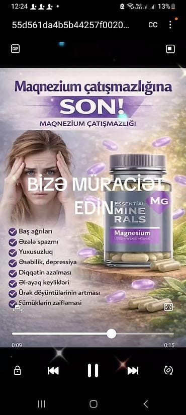Essential Minerals – ZN, MG, CA, SE kapsulları Məhsul: Orqanik — 2