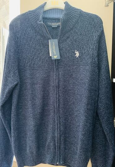 kişi üzükləri: Sviter, U.S. Polo Assn, M, rəng - Göy — 2