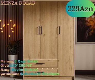 qapi demir qapi seyf qapi: Yeni, 3 qapılı, Siyirməli, Digər rəng, Digər material, Açılan, Düz dolab — 1