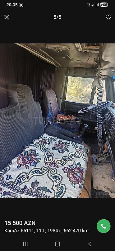 114 cars vaz: KamAZ 65115 yük maşını – özüboşaldan (samosval) Texniki — 1