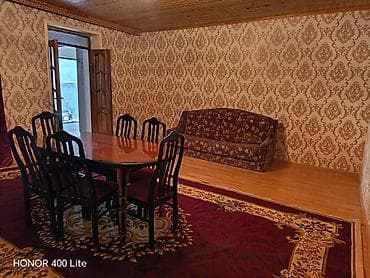 İcarəyə verilən ev – mebel və əsas avadanlıqlarla - Geniş zal: taxta