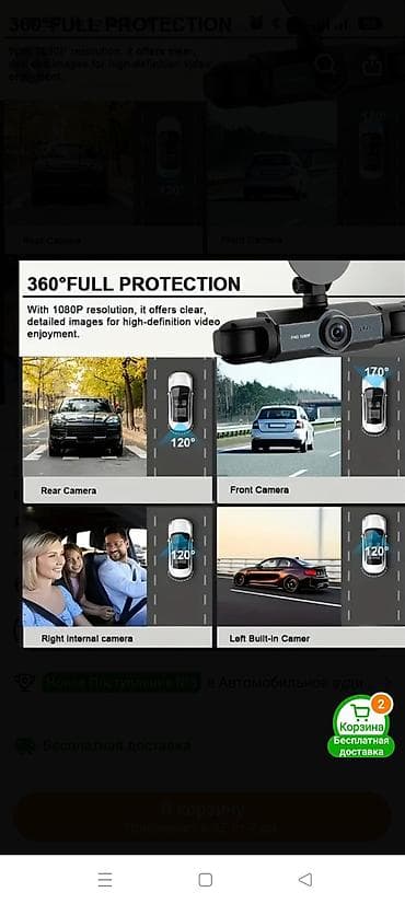 lan kamera: Sendao 1080P HD Автомобильный видеорегистратор, четырехканальная — 2