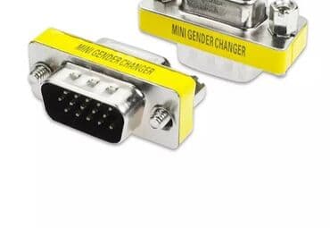 şteker: HD15 (DBHD15), VGA, SVGA, uzadicı RGB veqa kabel üçün ikibaşlı mufta — 1